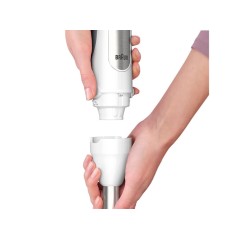 Braun Multiquick 7 MQ7020 WH Premium Hand Blender - Sleek Brushed Stainless Steel for Effortless Cooking!
